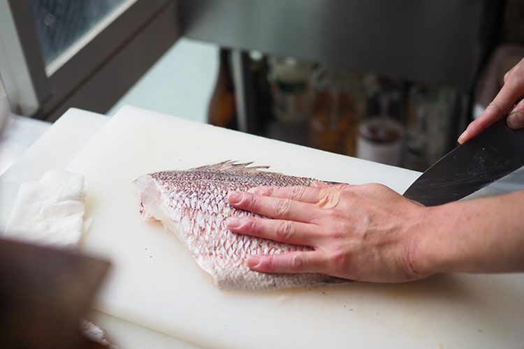 お座敷屋形船ではやっぱり和食